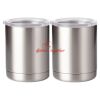 10 oz. Silver Stainless Steel Short Tumbler Thumbnail
