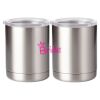 10 oz. Silver Stainless Steel Short Tumbler Thumbnail