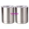 10 oz. Silver Stainless Steel Short Tumbler Thumbnail