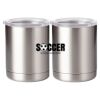 10 oz. Silver Stainless Steel Short Tumbler Thumbnail