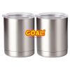 10 oz. Silver Stainless Steel Short Tumbler Thumbnail