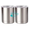 10 oz. Silver Stainless Steel Short Tumbler Thumbnail