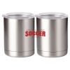 10 oz. Silver Stainless Steel Short Tumbler Thumbnail