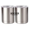 10 oz. Silver Stainless Steel Short Tumbler Thumbnail