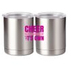 10 oz. Silver Stainless Steel Short Tumbler Thumbnail