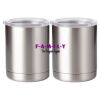 10 oz. Silver Stainless Steel Short Tumbler Thumbnail