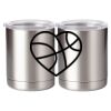 10 oz. Silver Stainless Steel Short Tumbler Thumbnail