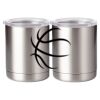 10 oz. Silver Stainless Steel Short Tumbler Thumbnail