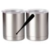 10 oz. Silver Stainless Steel Short Tumbler Thumbnail