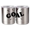 10 oz. Silver Stainless Steel Short Tumbler Thumbnail
