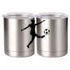 10 oz. Silver Stainless Steel Short Tumbler Thumbnail