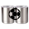 10 oz. Silver Stainless Steel Short Tumbler Thumbnail