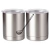 10 oz. Silver Stainless Steel Short Tumbler Thumbnail