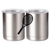 10 oz. Silver Stainless Steel Short Tumbler Thumbnail