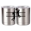 10 oz. Silver Stainless Steel Short Tumbler Thumbnail