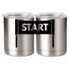 10 oz. Silver Stainless Steel Short Tumbler Thumbnail