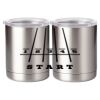 10 oz. Silver Stainless Steel Short Tumbler Thumbnail