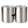 10 oz. Silver Stainless Steel Short Tumbler Thumbnail