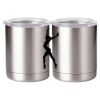 10 oz. Silver Stainless Steel Short Tumbler Thumbnail
