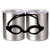 10 oz. Silver Stainless Steel Short Tumbler Thumbnail