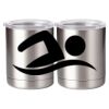 10 oz. Silver Stainless Steel Short Tumbler Thumbnail