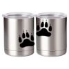 10 oz. Silver Stainless Steel Short Tumbler Thumbnail