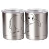 10 oz. Silver Stainless Steel Short Tumbler Thumbnail