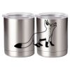 10 oz. Silver Stainless Steel Short Tumbler Thumbnail