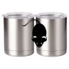 10 oz. Silver Stainless Steel Short Tumbler Thumbnail