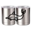 10 oz. Silver Stainless Steel Short Tumbler Thumbnail