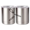10 oz. Silver Stainless Steel Short Tumbler Thumbnail