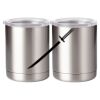 10 oz. Silver Stainless Steel Short Tumbler Thumbnail