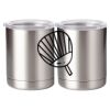 10 oz. Silver Stainless Steel Short Tumbler Thumbnail