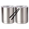 10 oz. Silver Stainless Steel Short Tumbler Thumbnail
