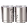10 oz. Silver Stainless Steel Short Tumbler Thumbnail