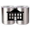 10 oz. Silver Stainless Steel Short Tumbler Thumbnail