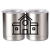 10 oz. Silver Stainless Steel Short Tumbler Thumbnail