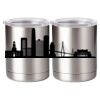 10 oz. Silver Stainless Steel Short Tumbler Thumbnail