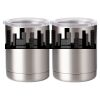 10 oz. Silver Stainless Steel Short Tumbler Thumbnail