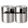 10 oz. Silver Stainless Steel Short Tumbler Thumbnail