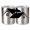 10 oz. Silver Stainless Steel Short Tumbler Thumbnail