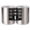 10 oz. Silver Stainless Steel Short Tumbler Thumbnail