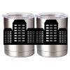 10 oz. Silver Stainless Steel Short Tumbler Thumbnail