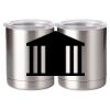 10 oz. Silver Stainless Steel Short Tumbler Thumbnail