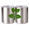 10 oz. Silver Stainless Steel Short Tumbler Thumbnail