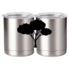 10 oz. Silver Stainless Steel Short Tumbler Thumbnail