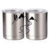 10 oz. Silver Stainless Steel Short Tumbler Thumbnail