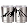 10 oz. Silver Stainless Steel Short Tumbler Thumbnail