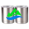 10 oz. Silver Stainless Steel Short Tumbler Thumbnail