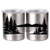 10 oz. Silver Stainless Steel Short Tumbler Thumbnail